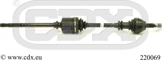 CDX 220069 - Drive Shaft autospares.lv