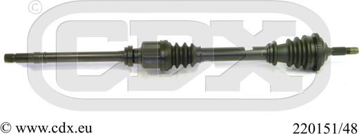 CDX 220151/48 - Drive Shaft autospares.lv