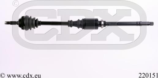 CDX 220151 - Drive Shaft autospares.lv