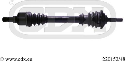 CDX 220152/48 - Drive Shaft autospares.lv