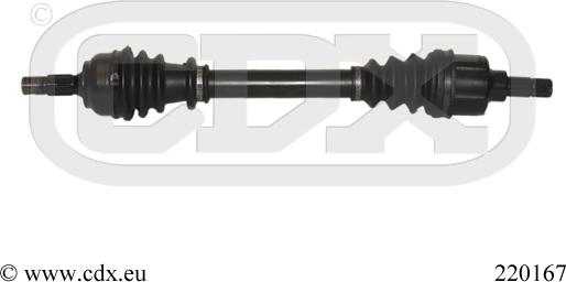 CDX 220 167 - Drive Shaft autospares.lv