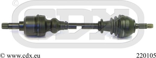 CDX 220105 - Drive Shaft autospares.lv