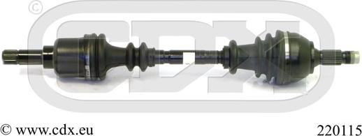 CDX 220115 - Drive Shaft autospares.lv