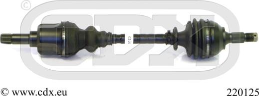 CDX 220125 - Drive Shaft autospares.lv