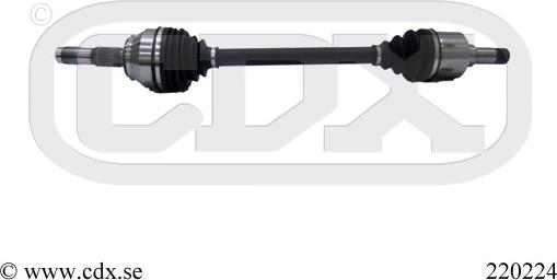 CDX 220224 - Drive Shaft autospares.lv