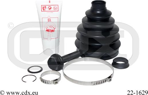 CDX 22-1629 - Bellow, drive shaft autospares.lv