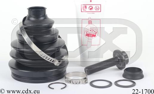 CDX 22-1700 - Bellow, drive shaft autospares.lv