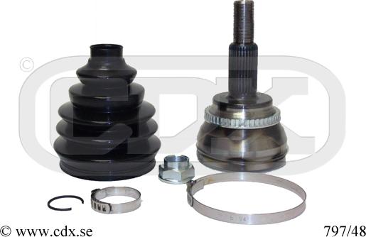 CDX 797/48 - Joint Kit, drive shaft autospares.lv