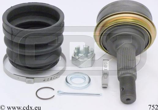 CDX 752 - Joint Kit, drive shaft autospares.lv