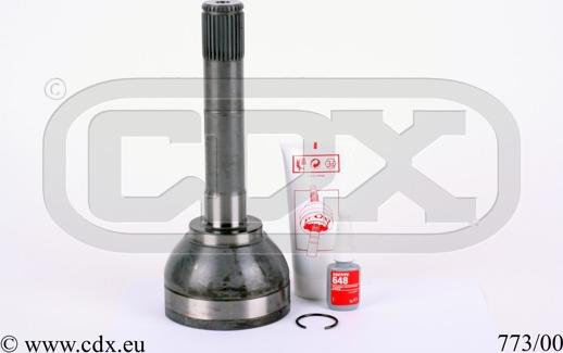 CDX 773/00 - Joint Kit, drive shaft autospares.lv