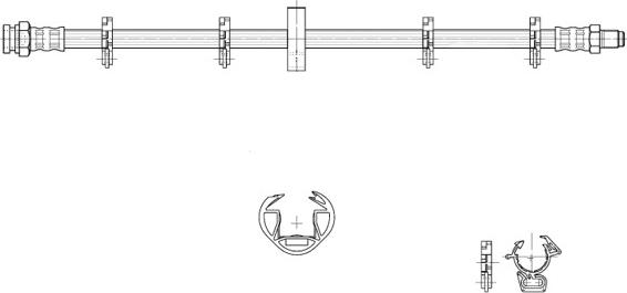 CEF 516982 - Brake Hose autospares.lv