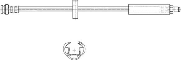 CEF 510570 - Brake Hose autospares.lv