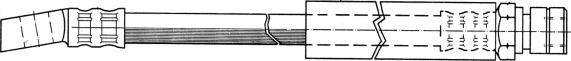 CEF 510323 - Brake Hose autospares.lv