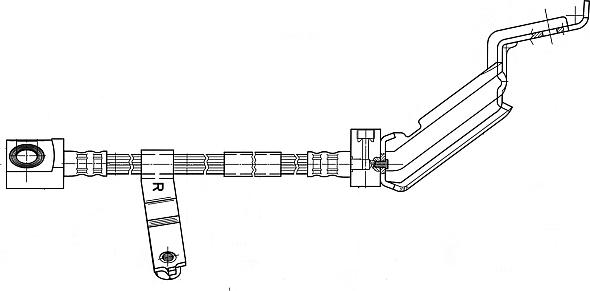 CEF 513272 - Brake Hose autospares.lv