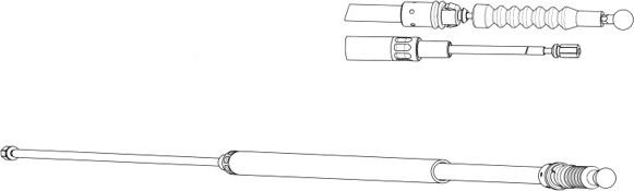 CEF AU02175 - Cable, parking brake autospares.lv