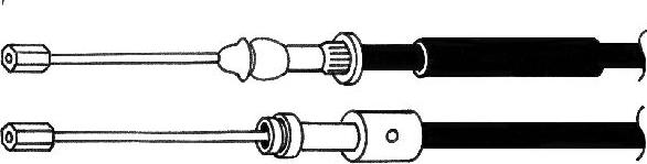 CEF FA02199 - Cable, parking brake autospares.lv