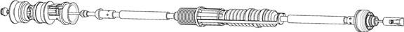 CEF PU01139 - Clutch Cable autospares.lv