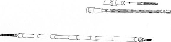 CEF SK02105 - Cable, parking brake autospares.lv