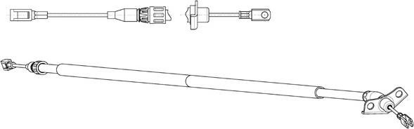 CEF VW02204 - Cable, parking brake autospares.lv