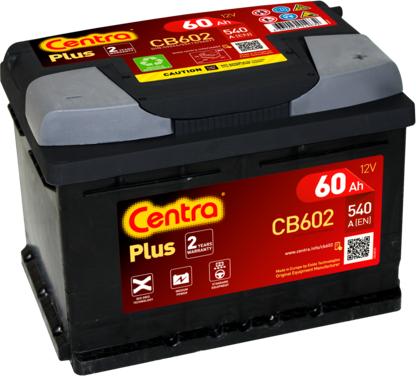 CENTRA CB602 - Starter Battery autospares.lv