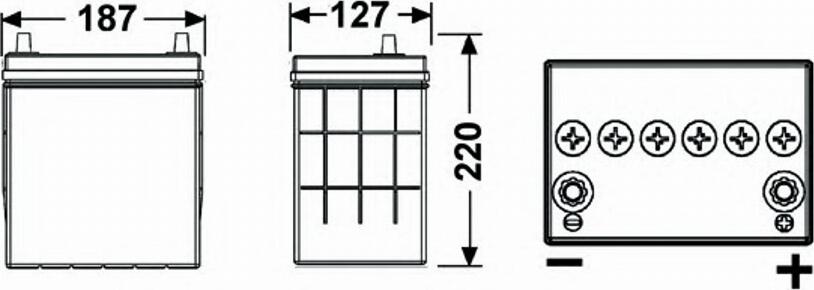 CENTRA CB356A - Starter Battery autospares.lv