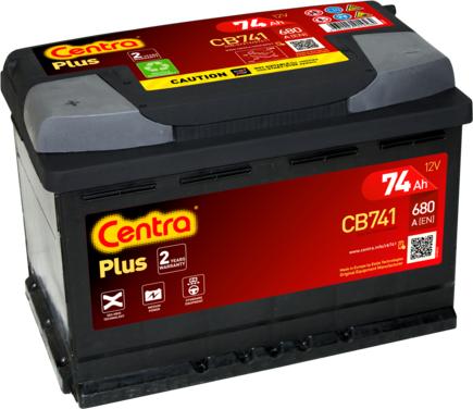 CENTRA CB741 - Starter Battery autospares.lv