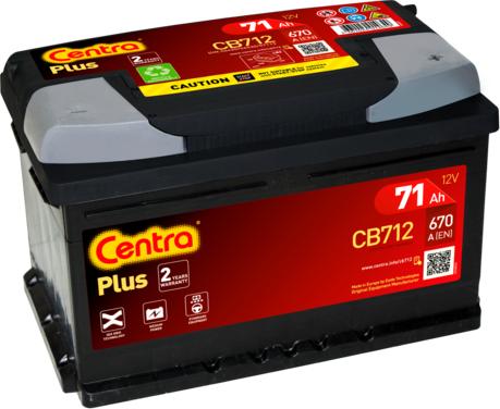 CENTRA CB712 - Starter Battery autospares.lv