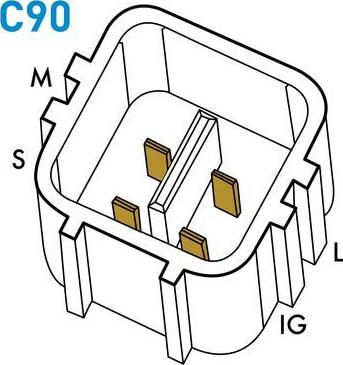 Cevam 40632 - Alternator autospares.lv