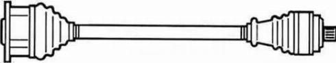 Cevam N5607Z - Drive Shaft autospares.lv