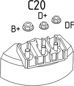 Cevam 4482 - Alternator autospares.lv