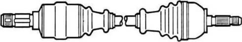 Cevam N5138 - Drive Shaft autospares.lv