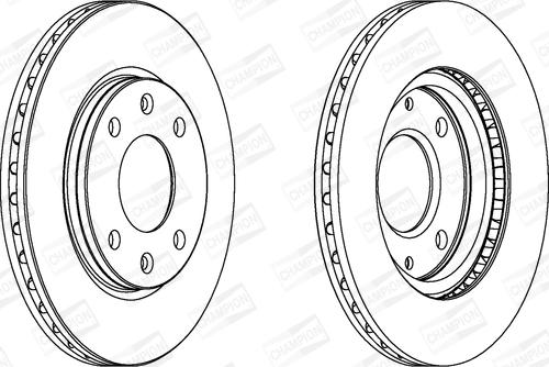 Champion 561409CH - Brake Disc autospares.lv