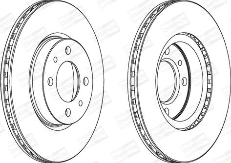 Champion 561861CH - Brake Disc autospares.lv