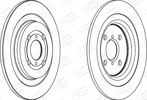 Champion 562422CH - Brake Disc autospares.lv