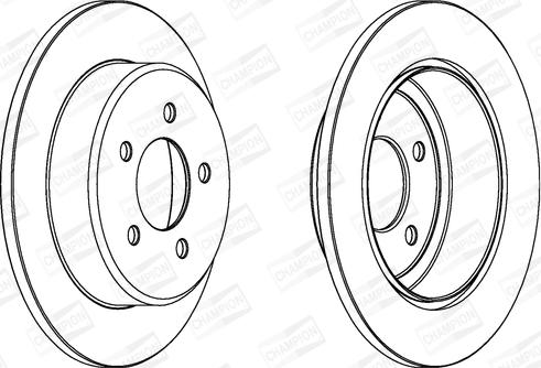 Champion 562646CH - Brake Disc autospares.lv