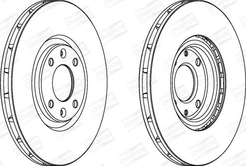 Champion 562641CH - Brake Disc autospares.lv