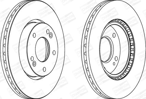 Champion 562625CH - Brake Disc autospares.lv