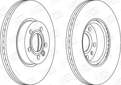 Champion 562626CH - Brake Disc autospares.lv