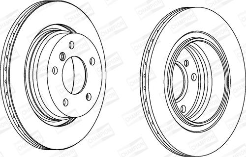 Champion 562094CH - Brake Disc autospares.lv