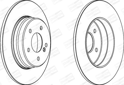 Champion 562014CH - Brake Disc autospares.lv