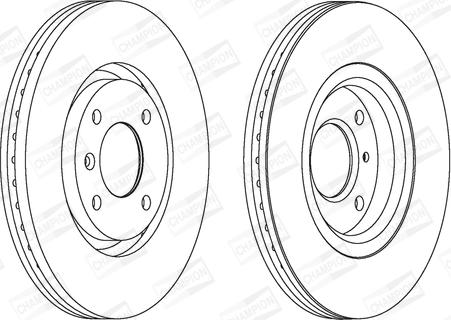 Champion 562129CH - Brake Disc autospares.lv