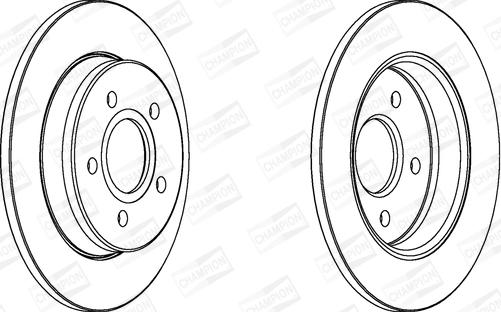 Champion 562361CH - Brake Disc autospares.lv