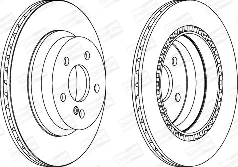 Champion 562242CH - Brake Disc autospares.lv