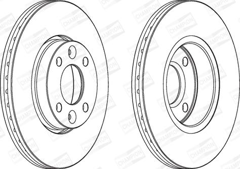 Champion 562268CH - Brake Disc autospares.lv