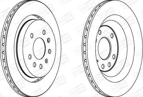 Champion 562220CH - Brake Disc autospares.lv