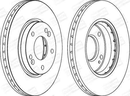 Champion 562789CH - Brake Disc autospares.lv