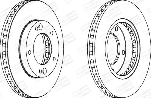 Champion 562772CH - Brake Disc autospares.lv