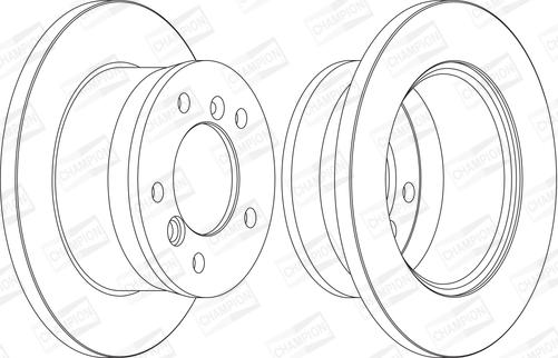 Champion 567761CH - Brake Disc autospares.lv