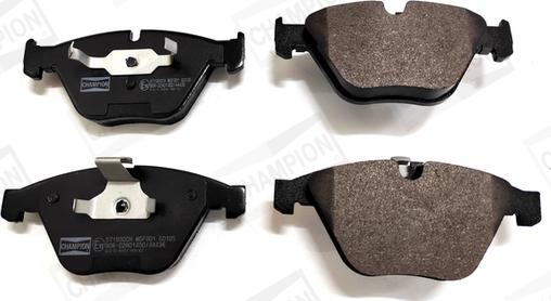 Champion 571990CH - Brake Pad Set, disc brake autospares.lv