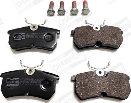 Champion 571998CH - Brake Pad Set, disc brake autospares.lv